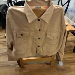 Women's Tan Jacket 2xl Caren’s sport great shape